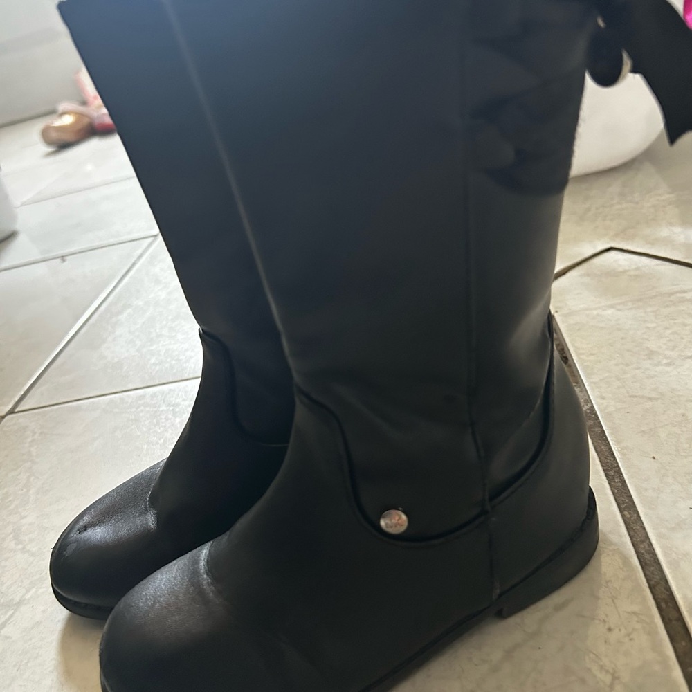 Michael Kors Black Kids Tall Boots